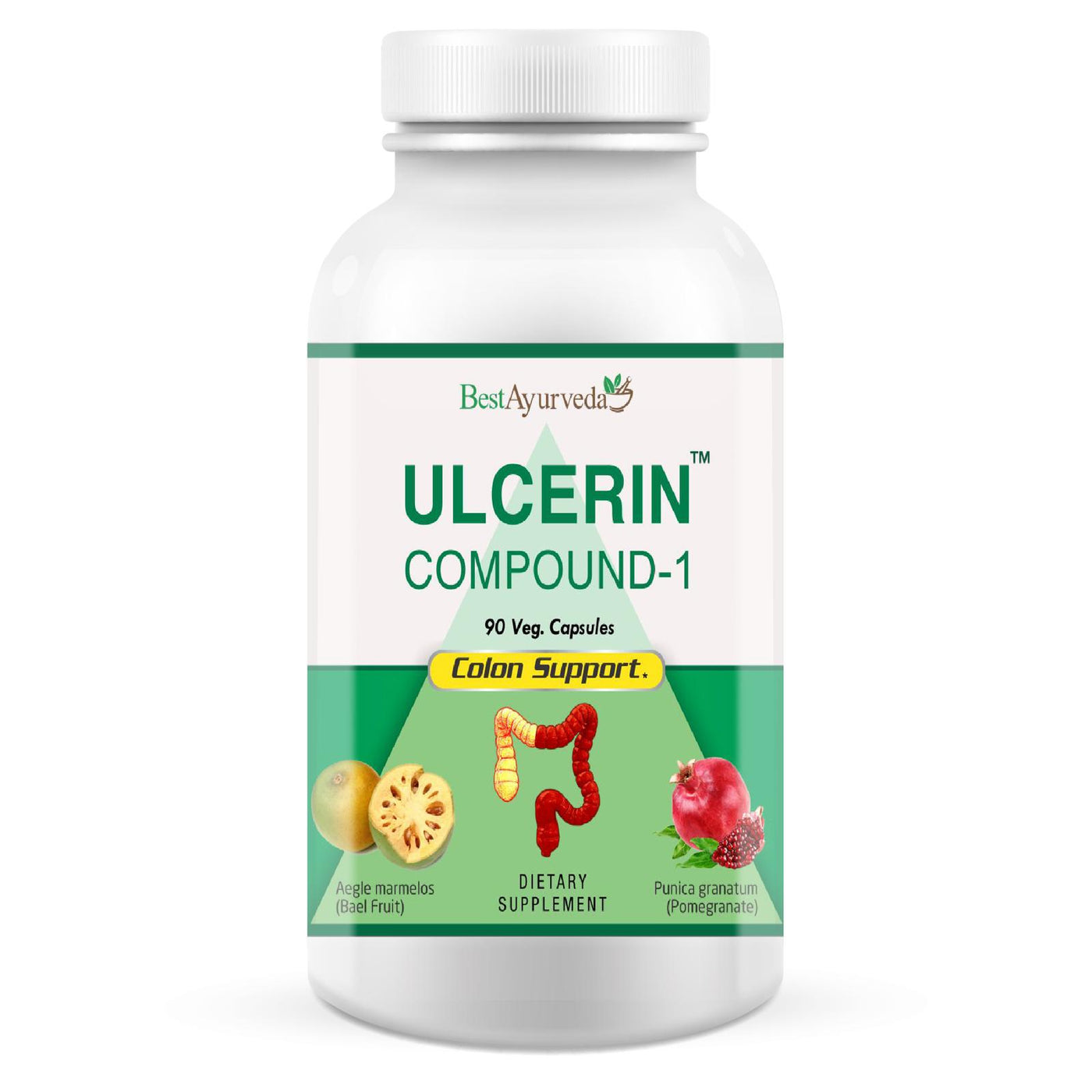 Best Ayurveda Ulcerin Compound-1 (90 Capsules)