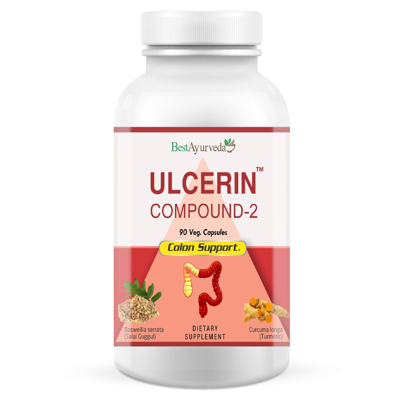 Best Ayurveda Ulcerin Compound-2 (90 Capsules)