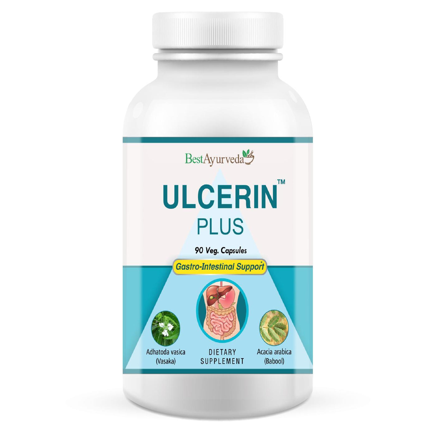 Best Ayurveda Ulcerin Plus (90 Capsules) - Sushruta Clinic