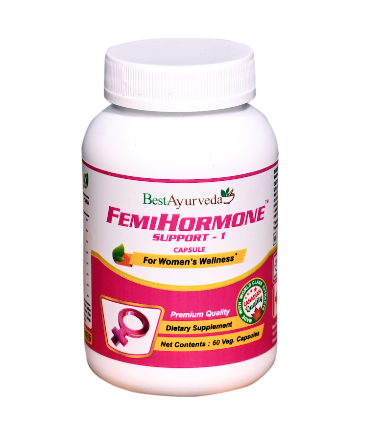 BestAyurveda Femihormone Support - 1 (60 Capsules) - Sushruta Clinic
