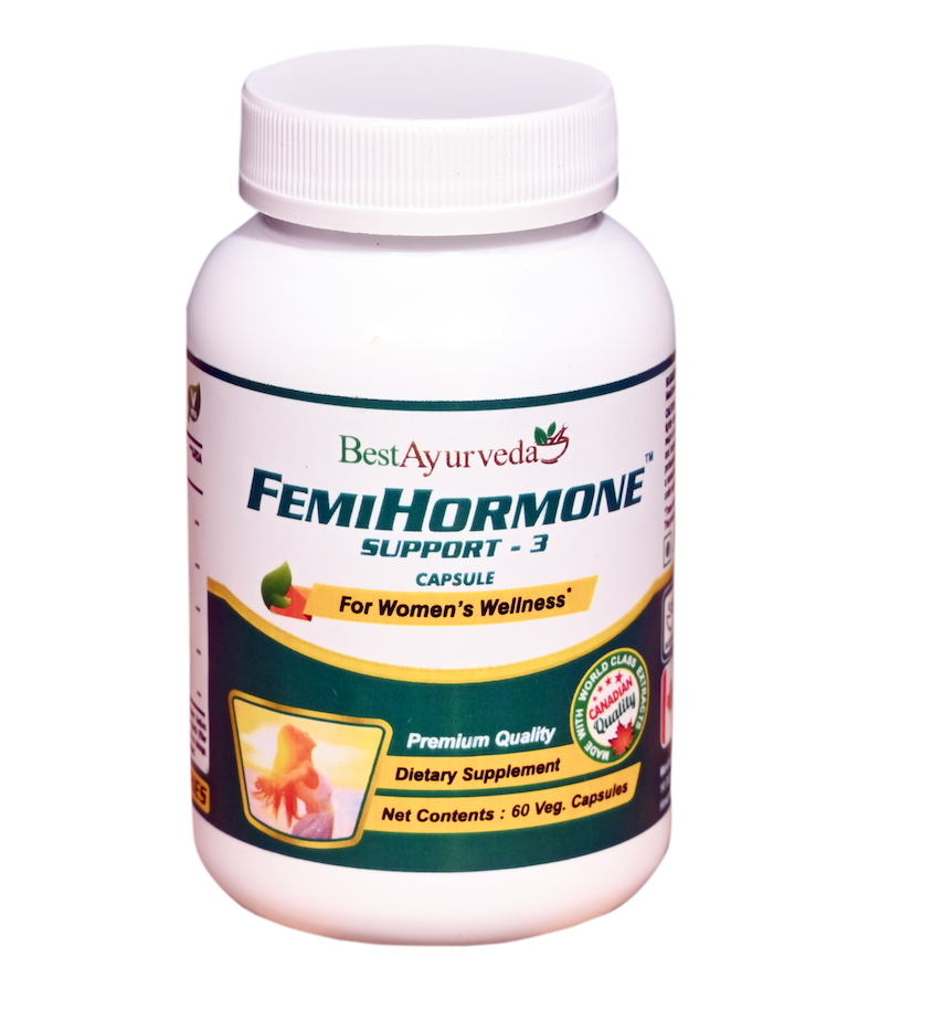 BestAyurveda Femihormone Support - 3 (60 Capsules) - Sushruta Clinic