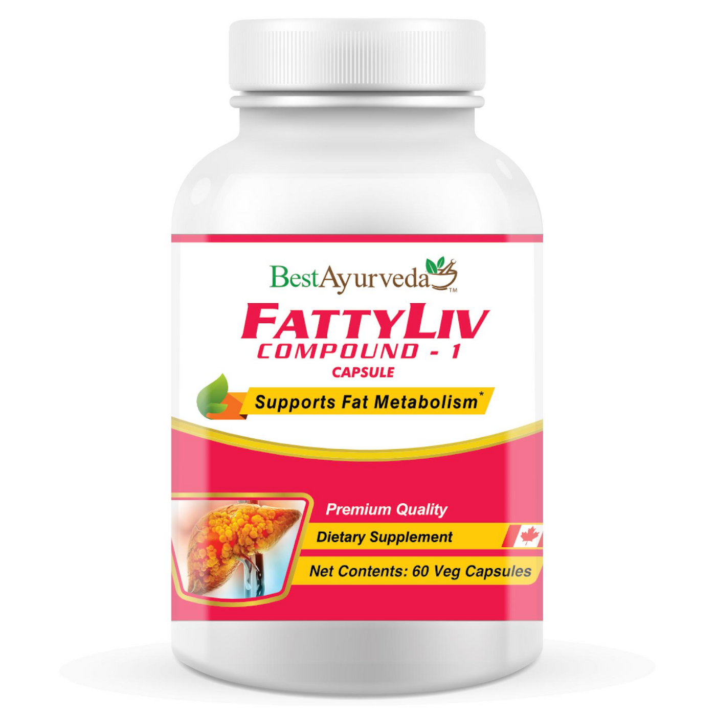BestAyurveda Fatty Liv Compound 1 (60 Capsules)