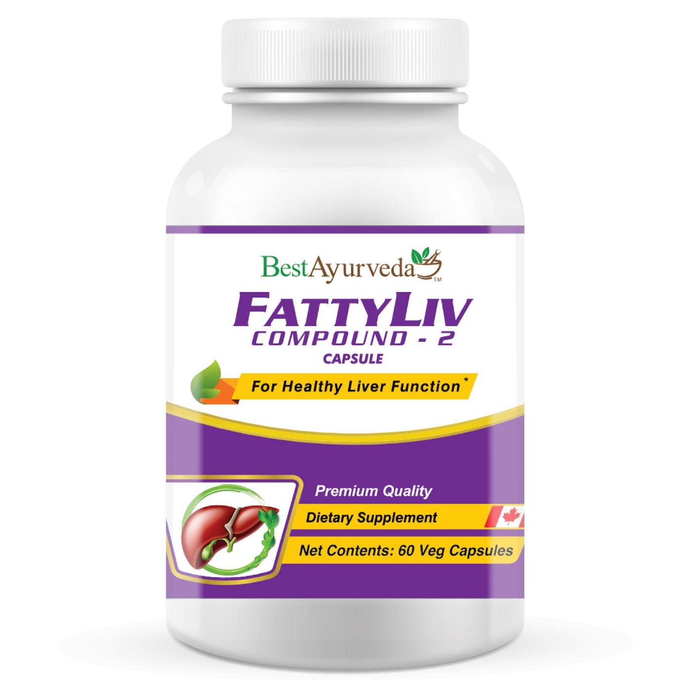 BestAyurveda Fatty Liv Compound 2 (60 Capsules)