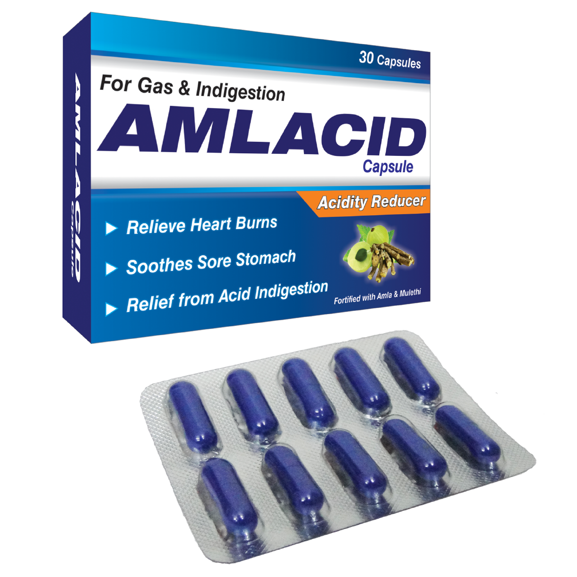 Amlacid Capsules - Acidity Reducing Medicine - Sushruta Clinic