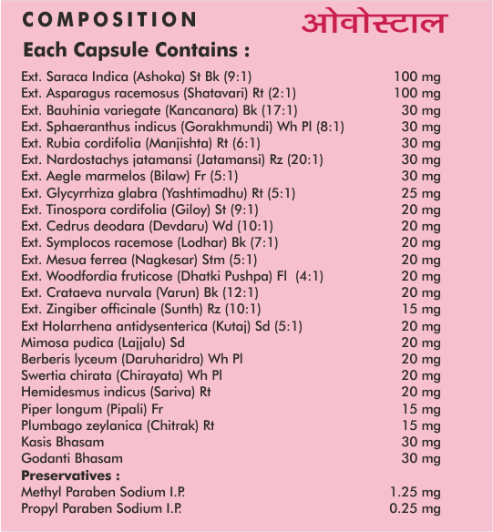 Ovostal Capsules - Female Health - Sushruta Clinic