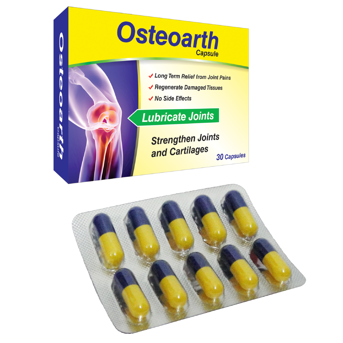 Osteoarth Capsules - Joint Inflammation Relief - Sushruta Clinic