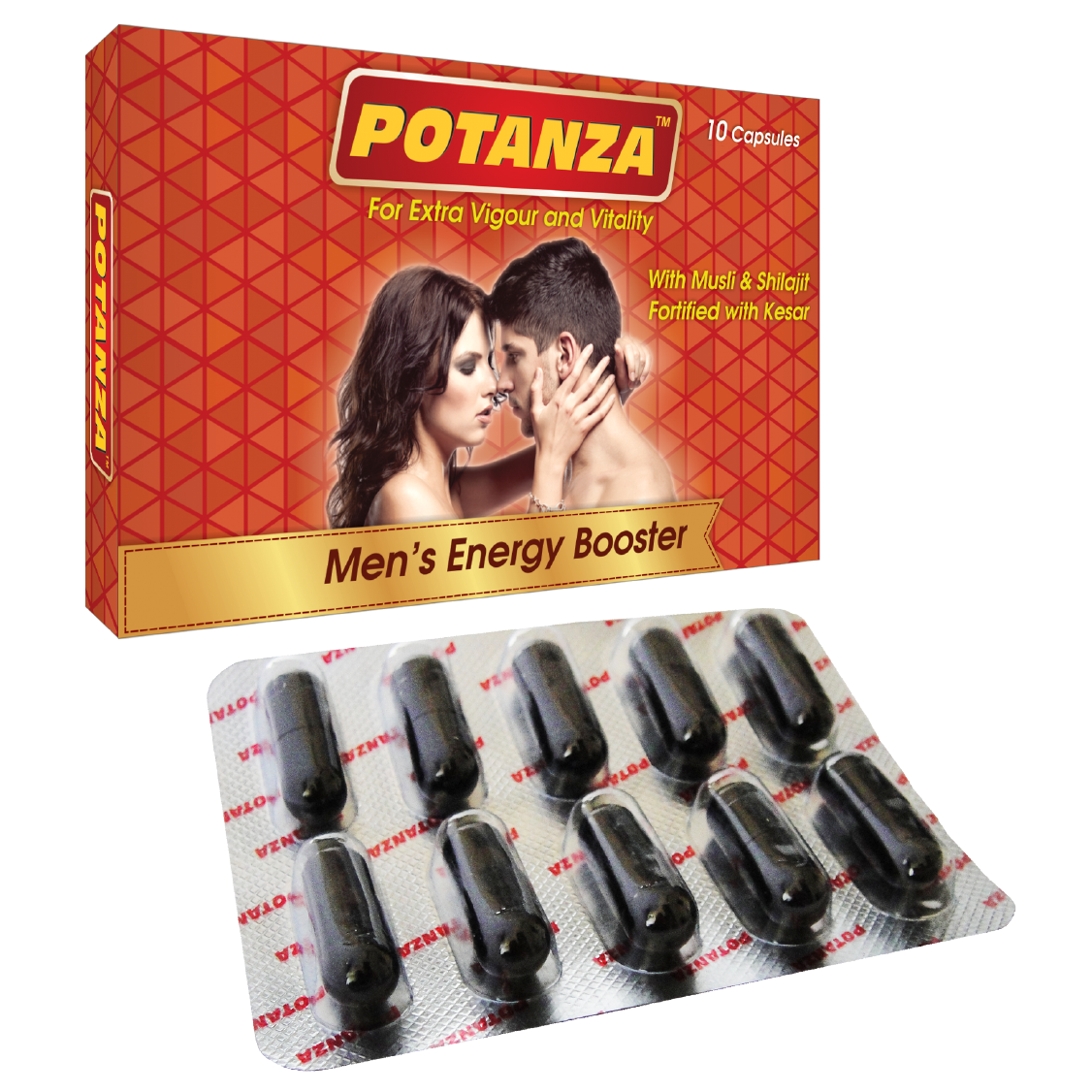 Potanza Capsules - Men's Energy Enhancer - Sushruta Clinic