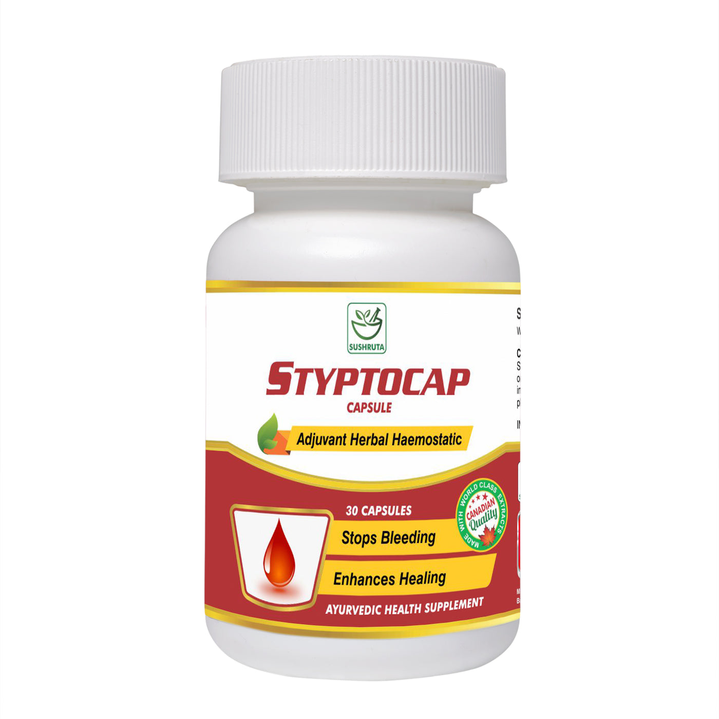 Styptocap Capsule - Herbal Haemostatic - Sushruta Clinic
