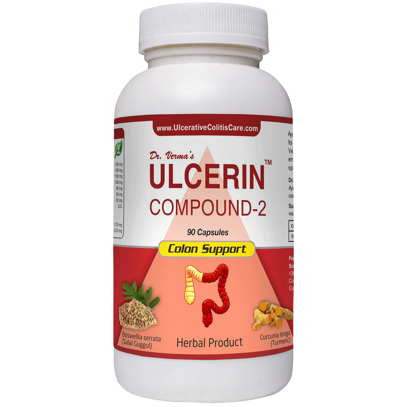Ulcerin Compound 2 Capsules - Sushruta Clinic
