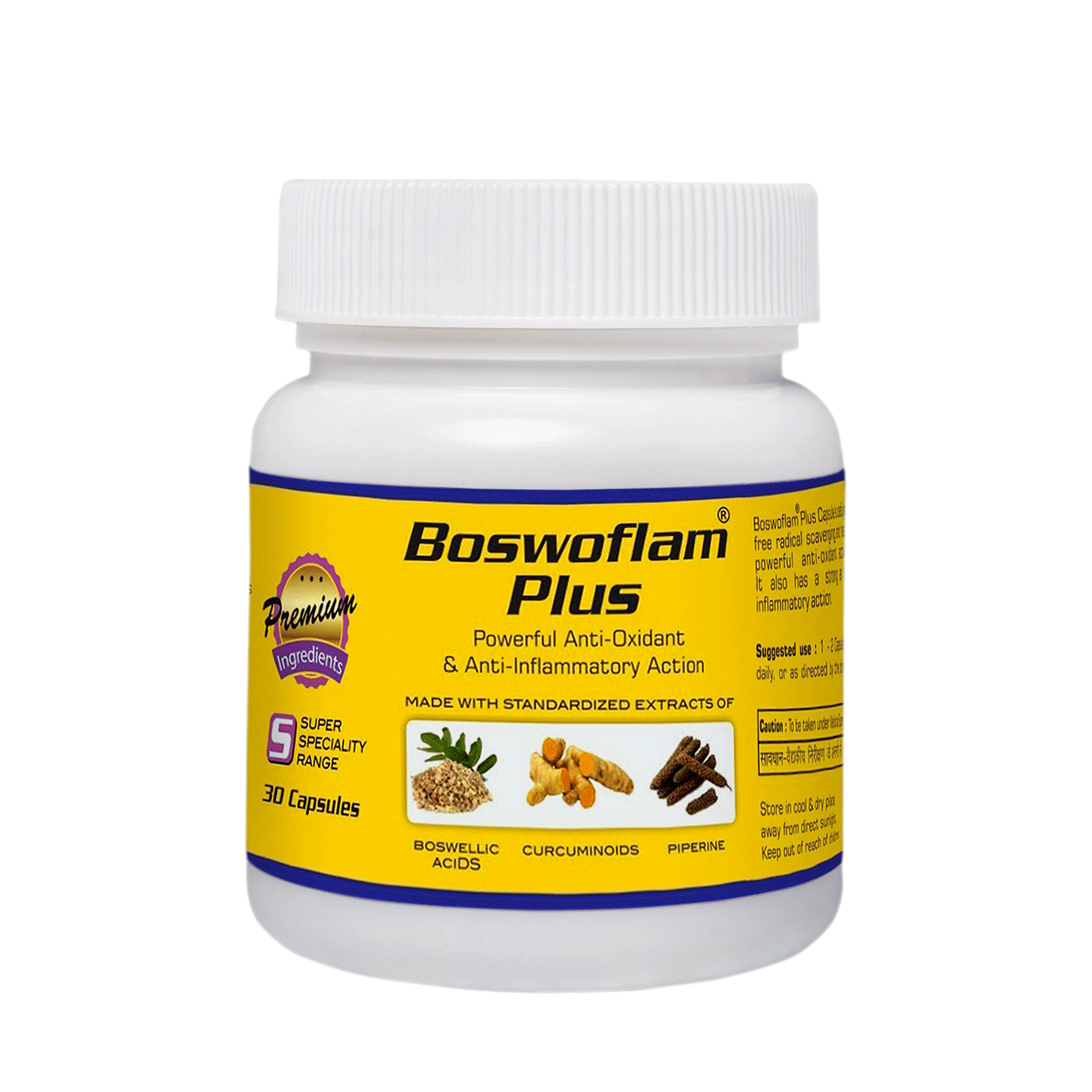 Boswoflam Plus Capsules - Antioxidant - Sushruta Clinic